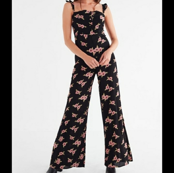 BNOT Flynn Skye Floral Bardot  Jumpsuit - Picture 1 of 3